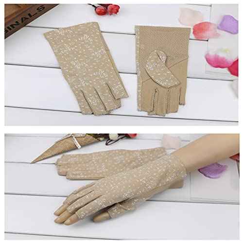 WINBOB Sunblock Gloves Non Slip UV Protection Driving Gloves Summer Outdoor Gloves for Women and Girls