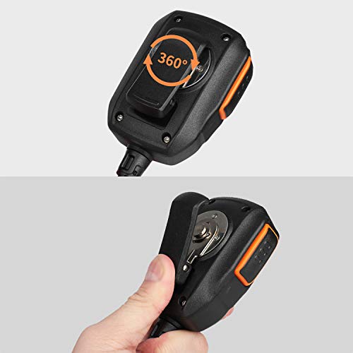 Radio Speaker Microphone with Clear Sound for Two-Way Radios - 2-Pin K-Plug