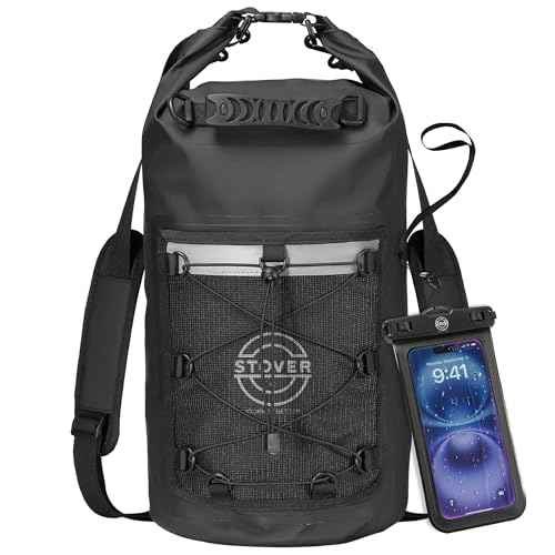 STOVER 5/10/25/30/40/55L Waterproof Backpack- Floating Dry Bag for Kayaking, Travel, Beach, Hiking, & Camping, Men/Women