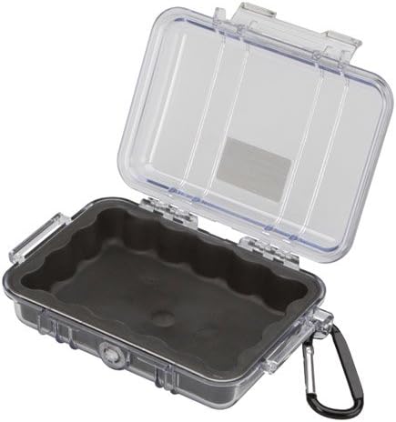 Pelican 1020 Micro Case (Black/Clear)