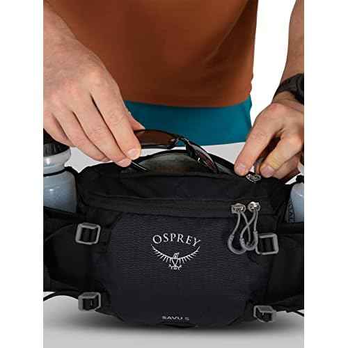 Osprey Savu 5L Unisex Lumbar Biking Hydration Pack, Claret Red