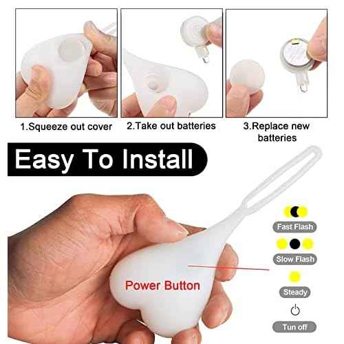 Bike Reflectors LED Bicycle Rear Lights Night Essential Cycling Balls Tail Light Seat Back Egg Lamp Waterproof Silicone Warning Light for Truck