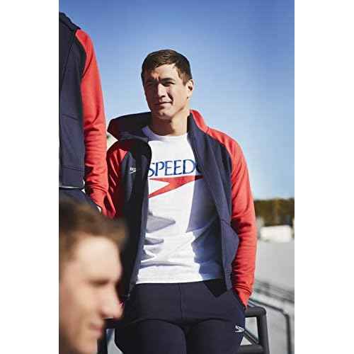 Speedo Women's Sweatshirt Full Zip Hooded Jacket Team Warm Up