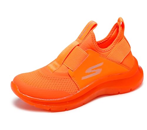 Skechers Boys Skech Fast Ice Sneakers - Size 5 Big Kid Orange