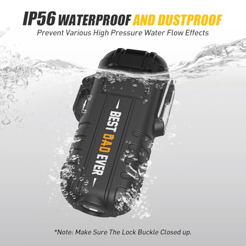 Rechargeable Electric Arc Lighter for Men and Dad - Waterproof Windproof USB