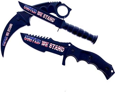 Falcon Knives CSGO Tactical Fixed Blade Set. 3 PCS Tactical Daggers. 2 Different Combo. for Collection, Gift, and Outdoors Camping Cut Ropes, Branches