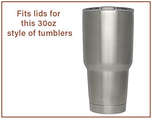 4 Pack New OEM Replacement Rubber Lid Seals for 14 or 30 Ounce Insulated Stainless Steel Tumblers Such As Yeti RTIC Ozark Trail Mossy Oak Atlin Beast