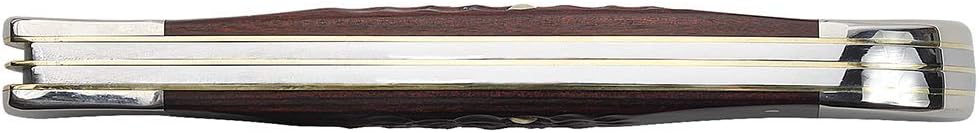 Case WR XX Pocket Knife Brown Rosewood Folding Hunter Item #189 - (6265Sab SS) - Length Closed: 5 1/4 Inches