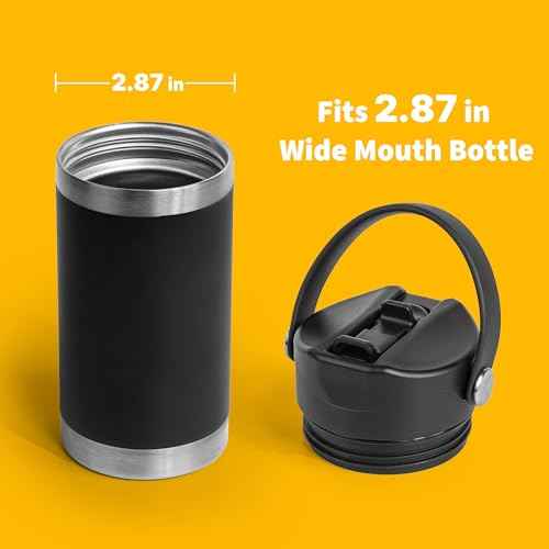 Straw Lid for Yeti Rambler 12 18 26 36 64 oz Water Bottle, Replacement Straw Cap with Straw for Yeti Rambler Bottle, Dust Cover, Flexible Handle