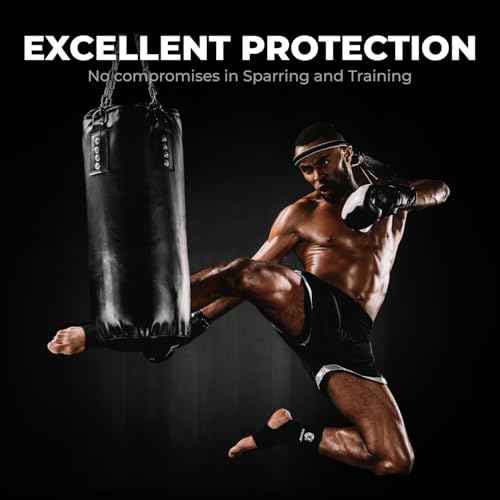 FIGHTR¢ç Ankle Support | Unisex Adult Foot Bandage for Kickboxing, MMA, Muay Thai and other martial arts. (All Black)