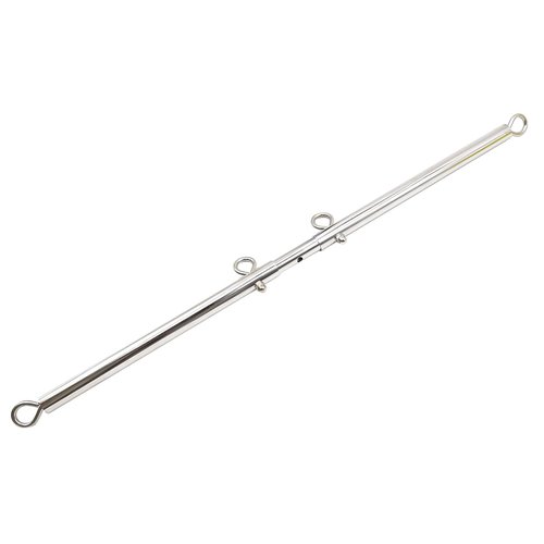 YILUQIFLY Stainless Steel Silver Adjustable Pilates Bar Set Sports Aid Training Fitness Gear (Silver A)