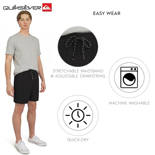 Quiksilver Men's Water-Friendly Stretch Hybrid Shorts - Large / Black