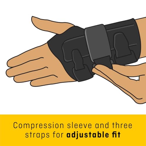 FUTURO Compression Wrist Brace Support, Breathable, Small/Medium - Left Hand