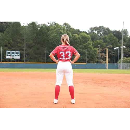 Mizuno Women's Belted Stretch Fastpitch Softball Pant, Black, Large