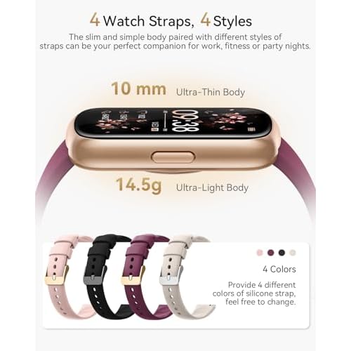 Fitness Tracker Watch, Smart Watches for Women with Heart Rate/Blood Oxygen/Sleep Monitor, 20+ Sports Modes Fitness Watches for Women/Men, Activity & Step Tracker Smart Watch for Android/iOS Phones