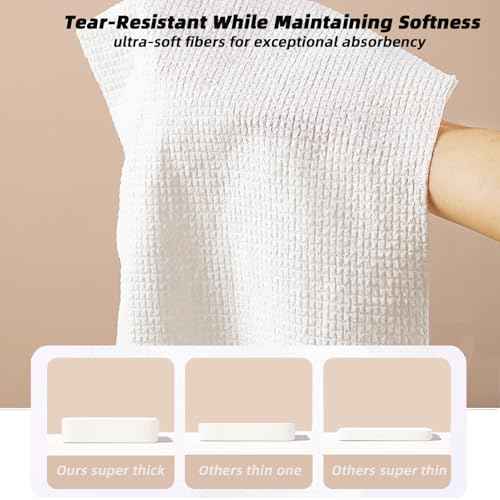 Disposable Compressed Face Towel, 28Pcs Portable Compressed Towel Tablets, Thicker Super Absorbent Disposable Washcloths for Travel, Camping Hiking, Beauty Salon, Daily Use,Outdoor
