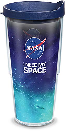 Clear 24oz Insulated Tervis NASA Space Themed Travel Mug - Keeps Drinks Hot & Cold