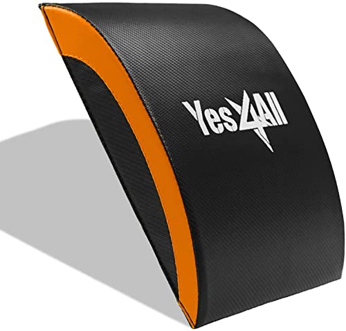 Yes4All Foldable Sit-Up Mat - Orange Ab Exercise Mat for Core Workout