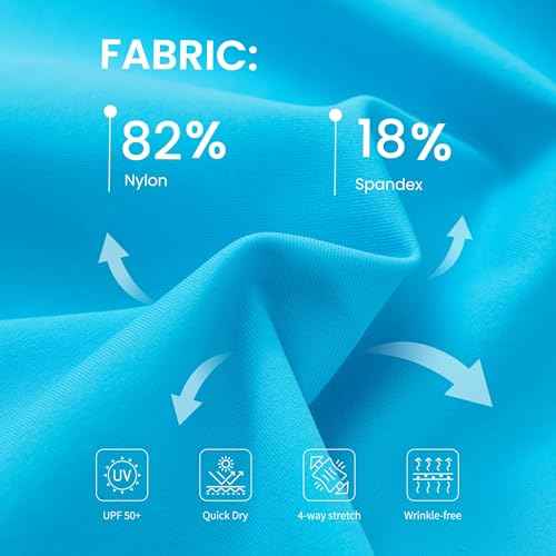 Willit Boys Rash Guard Swim Shirt Long Sleeve Baby/Toddler Girls UPF 50+ Sun Protection Shirt Quick Dry