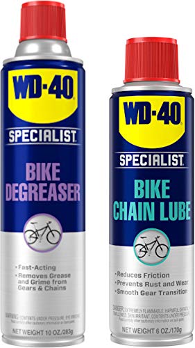 Bike Chain Lube and Chain Cleaner Degreaser Set for All-Conditions Maintenance