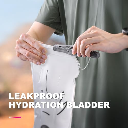 Water Bladder 1.5L-2 Liter, BPA -Free Hydration Bladder for Hiking Backpack, Leak - Proof Water Reservoir Storage Bag for Hiking, Running, Camping & Outdoor Adventures