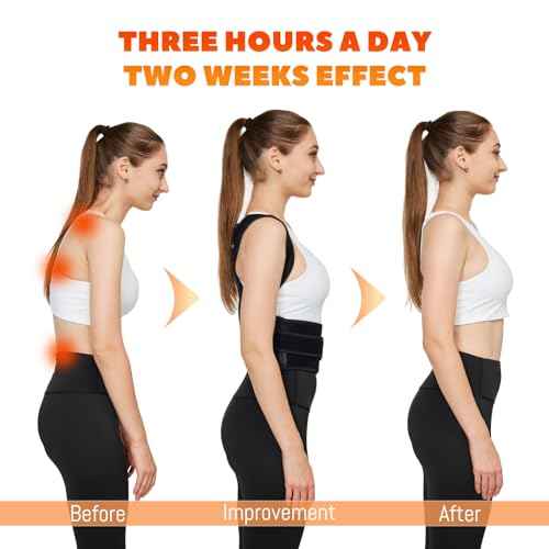 Back Brace, Posture Corrector for Women and Men,Scoliosis and Hunchback Correction,Brace for Upper and Lower Back,Relieve Back Pain,Comfortable and Effective (M)