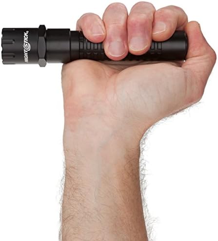TAC-560XL Rechargeable Tactical Flashlight - 6.25-Inch, 560 Lumens, Black