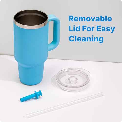 Replacement Tumbler Lid for Hydro Flask 32 40oz Travel Tumblers, Press-In Tumbler Lid with Straw for Hydro Flask 32oz 40oz All Around Tumblers(Purple)