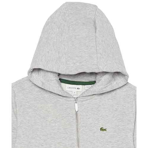 Lacoste Boys Classic Full-Zip Fleece Hooded Sweatshirt
