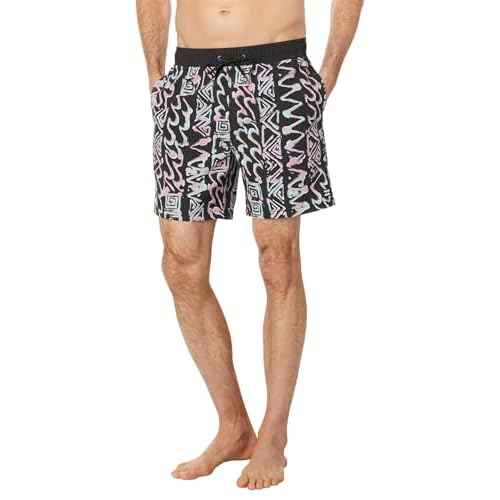 Billabong Men's Standard Elastic Waist Stretch Sundays Layback Boardshort Swim Short Trunk, 17 Inch Outseam