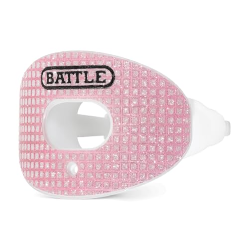 Football Mouthguard with Airflow Channels for Maximum Protection & Breathability - Rose - Braces Friendly