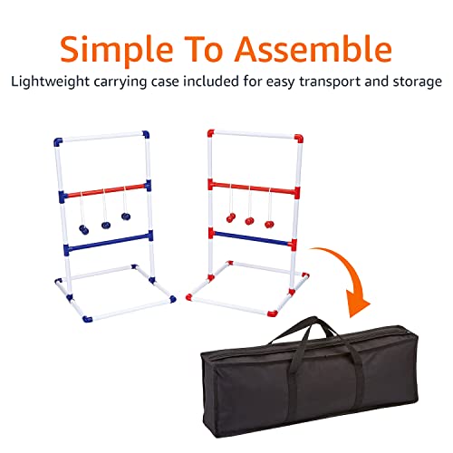 Portable Ladder Toss Game Set with Carrying Case - Outdoor Lawn Fun