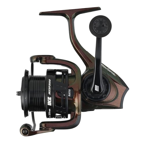 Abu Garcia IKE Signature Size 3000 Spinning Reel, Reliable Freshwater Fishing Reel, Durable & Lightweight Aluminum Construction, Everlast Bail System, Max Drag of 14lb | 6.4kg