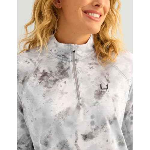 HUK Women's Icon 1/4 Zip, Performance Fishing Pullover
