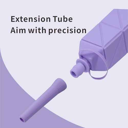 Female Urination Device, Foldable Female Urinal, Reusable Women Pee Funnel Allows Women to Pee Standing Up,Silicone Portable Pee Cup with Tube Case for Camping,Outdoor,Travel,Hiking