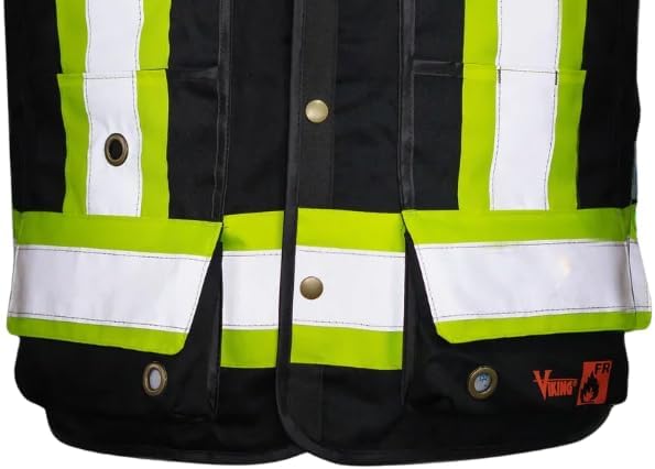 Viking Open Road Surveyor FR Safety Vest - Fire Retardant Class 1 Reflective Vest; ANSI/ISEA and CSA Compliant