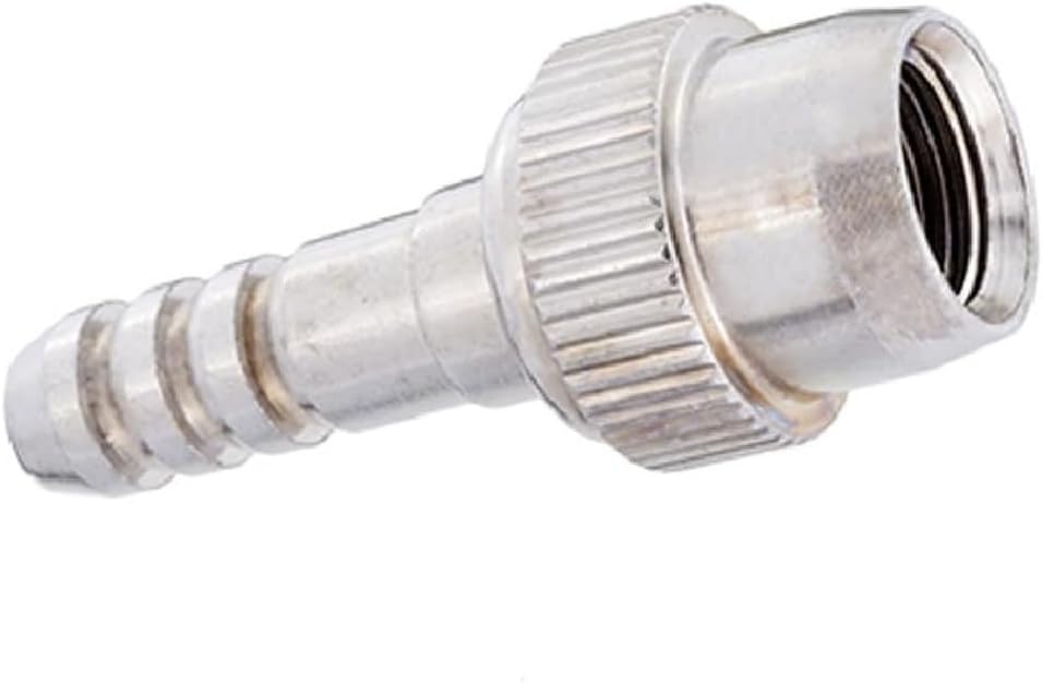 Silca Thread-on Schrader Chuck | 1/4" Hose Barb Universal fit for Most Hand Pumps Bike Pumps with Rubber Hose