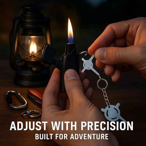 IN SELECT Lighter Flame Adjuster and Air Release Tool, Stainless Steel Keycahin Accessories for Butane Lighters, Universal Refill Venting and Flame Control Tool 2 Pack