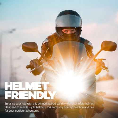 Fuinloth Balaclava Ski Mask, Motorcycle UV Protector Scarf, Summer Cooling Neck Gaiter for Men/Women