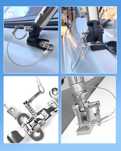 316 Stainless Steel Boat Bimini Top Quick Release Pins 4 Pack