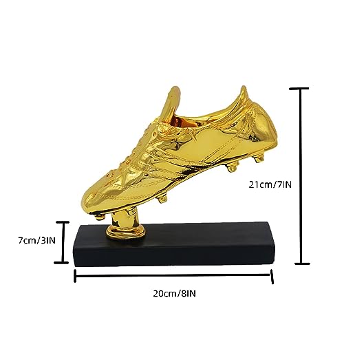 Golden Boot Soccer Trophy Award Replica - Fans Souvenir Collectible