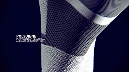 Full Length Athletic Compression Socks - Medium White Grey 2XU Vectr