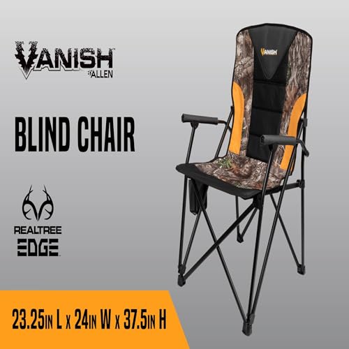 Allen Company Vanis Padded Armchair with Backrest, Realtree Edge Camo