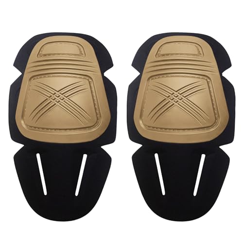 Tactical Knee Pads for Combat and Outdoor Activities - Khaki