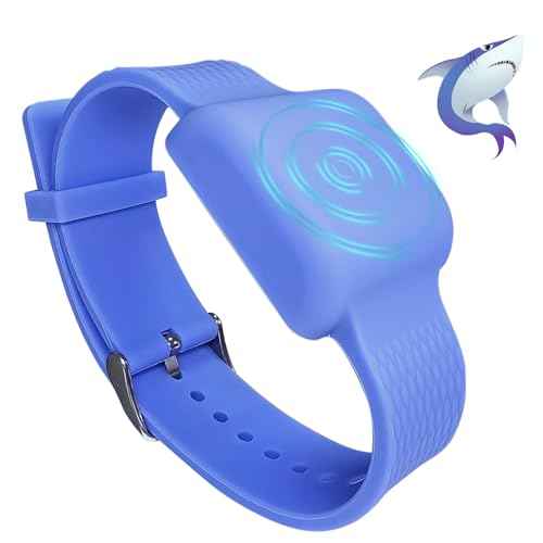 TEE-TEA Magnetic Shark Deterrent Wristband - Shark Repellent Strap for Surfing, Scuba Diving, Snorkeling, Swimming & Ocean Water Sports | Portable Anti Shark Device for Men Women Kids