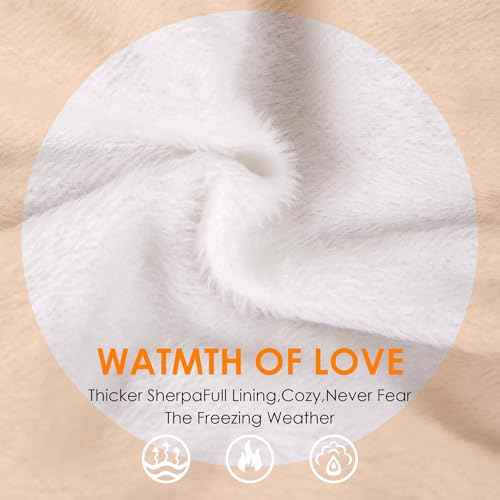 Women's Winter Warm Knit Beanie with Faux Fur Pom Skull Cap Cozy Fleece Lined Hat for Women