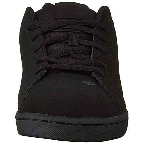 DC mens Net Skate Shoe, Black/Black/Black, 11.5 US