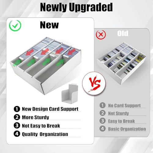 4 Row Card Storage Box for Standard Trading Cards - 14 Inch Variation