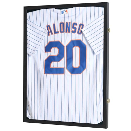 Sports Jersey Display Frame with UV Protection for Baseball Basketball Football Soccer