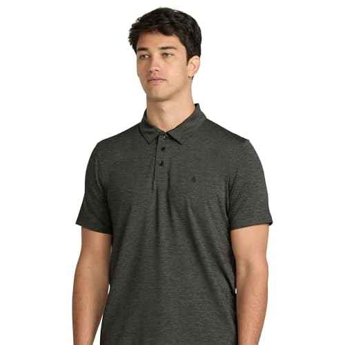 Volcom Men's Hazard Performance Short Sleeve Lightweight Golf Polo